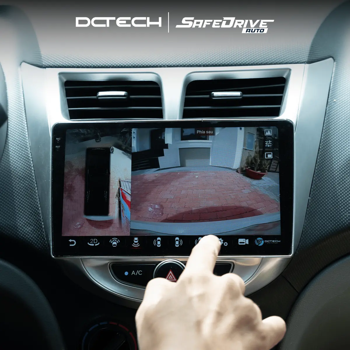 DCTECH DC H300 ULTRA Android Car Screen 4G LTE 4GB 64GB Octa Core 9/10 Inch